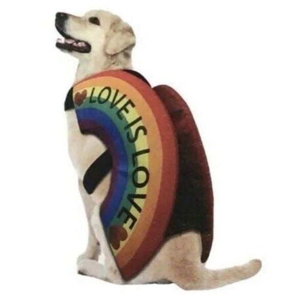 Rainbow Pet Costume-XS/M/L/XL-Pride - Picture 2 of 6